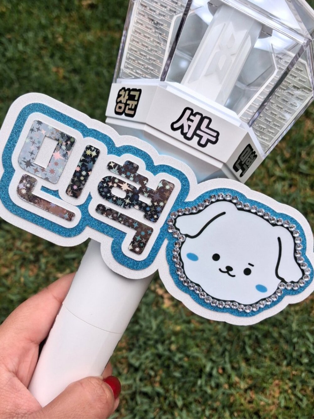 MINHYUK MONSTA X Lightstick Sign Mondoongie Decoration Name Banner NEW Handmade